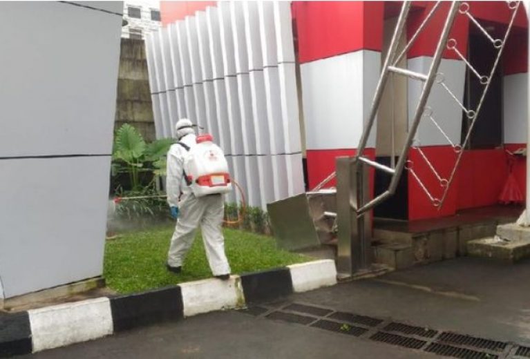 Jalan-jalan di Jakarta Akan Disemprot Disinfektan